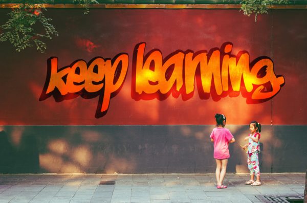 keep learning mural