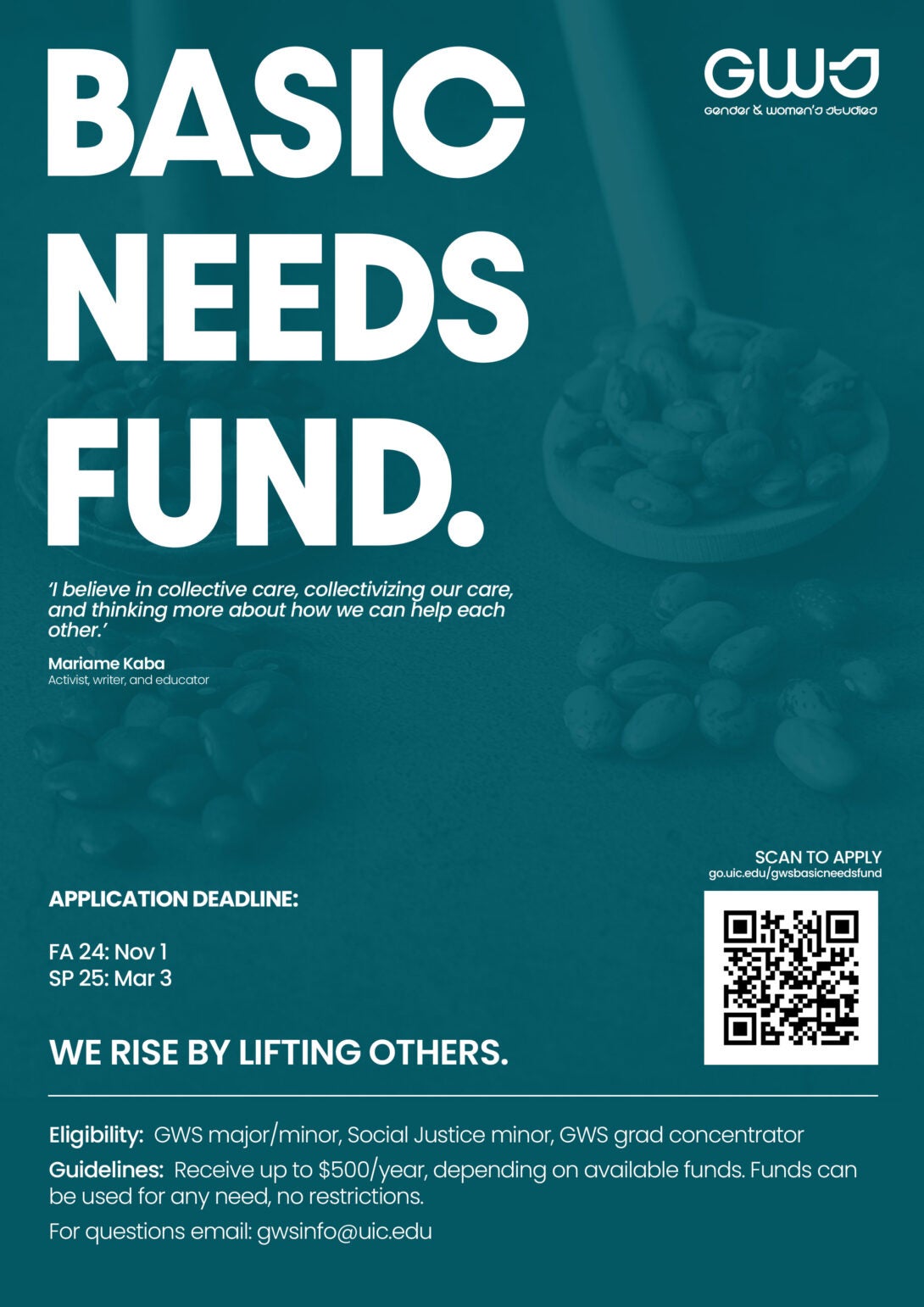 Basic Needs Fund flyer